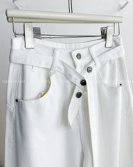 Quần Jean Số 270-B 7050 BG + Dây Đai Nút