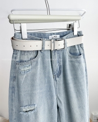 Quần Jean Số 271-B A931 OS Rách Gối + Nịt