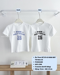Áo Thun Số 273-D 9086 BBT TN New 25