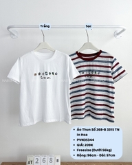 Áo Thun Số 268-B 3315 TN In Hoa