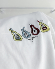 Áo Thun Số 269-B 33693 TN Thêu Trái Cây