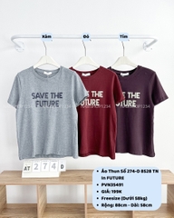Áo Thun Số 274-D 8528 TN In FUTURE