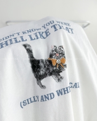 Áo Thun Số 296-B 3310 Eo Nhún Mèo