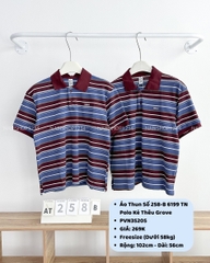 Áo Thun Số 258-B 6199 TN Polo Kẻ Thêu Grove
