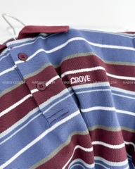 Áo Thun Số 258-B 6199 TN Polo Kẻ Thêu Grove