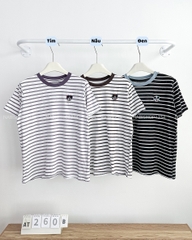 Áo Thun Số 260-B 501 TN Kẻ Mickey