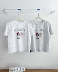 Áo Thun Số 263-B 1279 TN Cún Charles