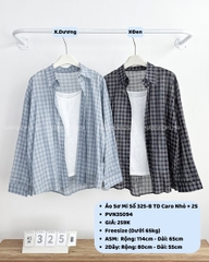 Áo Sơ Mi Số 325-B TD Caro Nhỏ + 2Dây