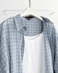 Áo Sơ Mi Số 325-B TD Caro Nhỏ + 2Dây