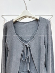 Áo Kiểu Số 313-M 1429 Set CDG+2S Bèo Ren