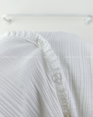 Áo Len Số 119-M 6626 Cardigan Gân Viền Ren