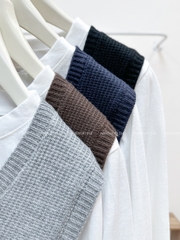 Áo Len Số 126-D Set TD + Gile Kẻ