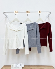 Áo Len Số 127-A TD Gân Cổ Ren