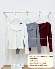 Áo Len Số 127-A TD Gân Cổ Ren