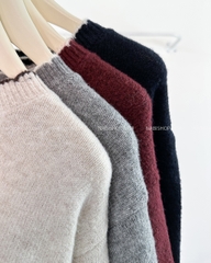 (G30K) Áo Len Số 132-D TD Cún Đính Hoa