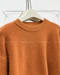 (G30K) Áo Len Số 135-D TD Trơn Tag Cổ Lai Bo