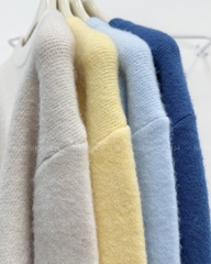 (G30K) Áo Len Số 135-D TD Trơn Tag Cổ Lai Bo