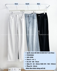 Quần Jean Số 269-B 3929 OS Trơn New