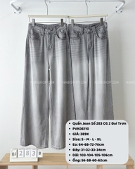 Quần Jean Số 283-B 3397 OS 2 Đai Trơn