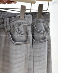 Quần Jean Số 283-B 3397 OS 2 Đai Trơn