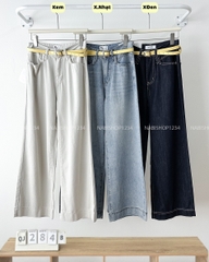 Quần Jean Số 284-B 811 OS Thêu Hoa+Nịt