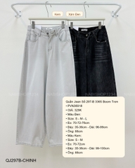 Quần Jean Số 297-B 3365 Boom Trơn