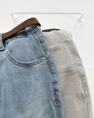 Quần Jean Số 300-B 2891 OL Trơn + Nịt