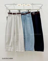 Quần Jean Số 301-B 1201 NL Boom Trơn + Nịt