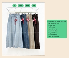 Quần Jean Số 303-B 3013 OR Viền Giữa+MK Tim