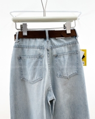 Quần Jean Số 304-B 13001 OR Trơn+Nịt Gấu
