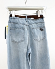 Quần Jean Số 305-B 3250 NL OS Thêu Túi+Nịt Ngựa