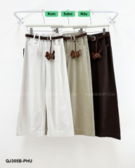 Quần Jean Số 305-B 3250 NL OS Thêu Túi+Nịt Ngựa