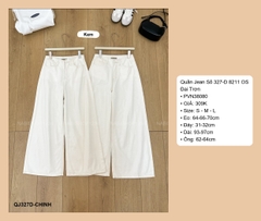 Quần Jean Số 327-D 8211 OS Đai Trơn