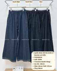 Quần Khác Số 76-D OR LT Denim Lai Viền