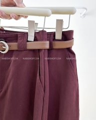 Quần Kaki Số 114-M 25082 OR 2 Đai + Nịt