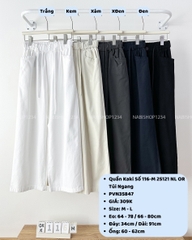 Quần Kaki Số 116-M 25121 NL OR Túi Ngang
