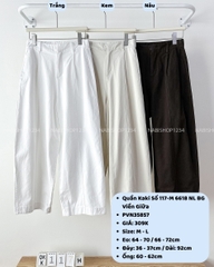 Quần Kaki Số 117-M 6618 NL BG Viền Giữa