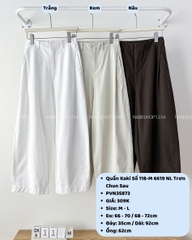 Quần Kaki Số 118-M 6619 NL Trơn Chun Sau