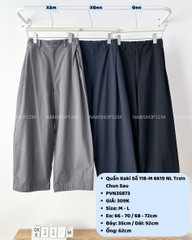Quần Kaki Số 118-M 6619 NL Trơn Chun Sau