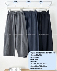 Quần Kaki Số 120-M 25019 NL BG Boom Dây Rút