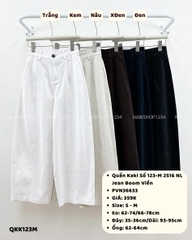 Quần Kaki Số 123-M 2516 NL Jean Boom Viền