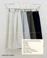 Quần Kaki Số 125-D 282 OR Đai Dây Chun Sau