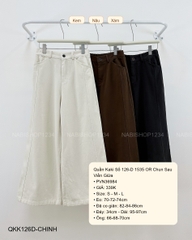 Quần Kaki Số 126-D 1535 OR Chun Sau Viền Giữa