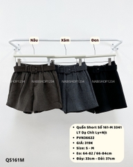 Quần Short Số 161-M 3341 LT Dạ Chít Ly+Nịt