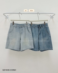 Quần Short Số 163-D 8193 Ngố Jean Trơn