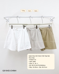 Quần Short Số 164-D 1601 Đai Nút Chun Sau