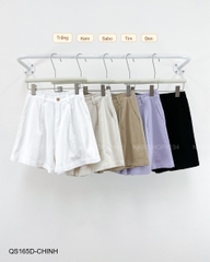 Quần Short Số 165-D 1603 Kaki Viền Giữa