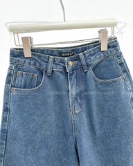 Quần Short Số 167-B 7338 Ngố Jean Thêu Túi