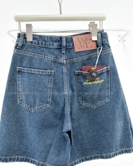 Quần Short Số 167-B 7338 Ngố Jean Thêu Túi
