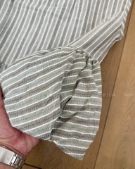 S20 Áo Kiểu Số 284-D 8097 SN Sọc + Scrunchies